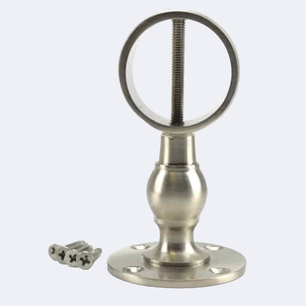 40mm Satin Nickel Standard Handrail Brackets