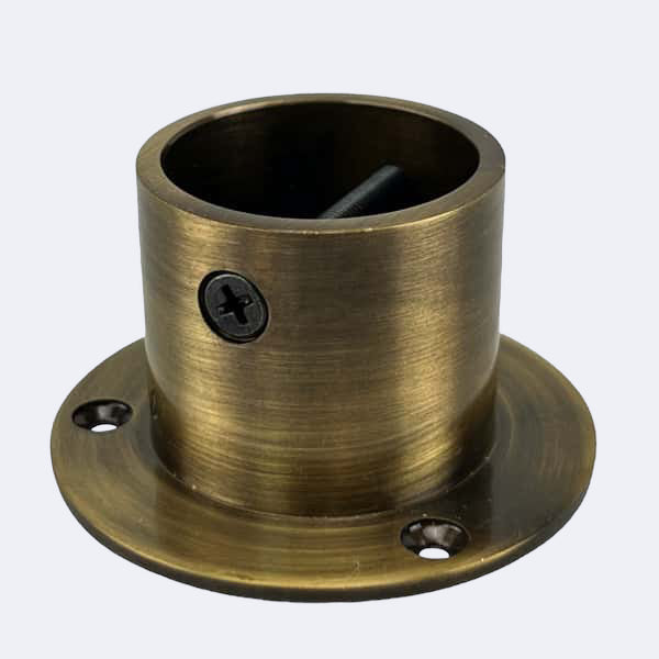 36mm Antique Brass Cup End Rope Fittings