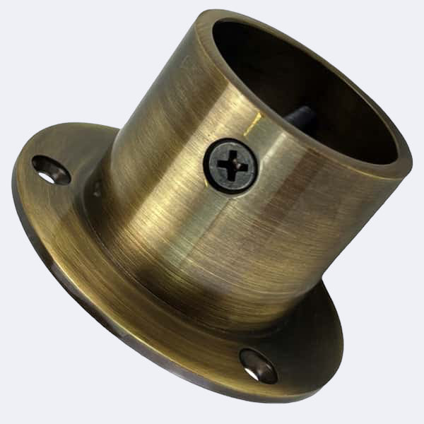 28mm Antique Brass Cup End Rope Fittings