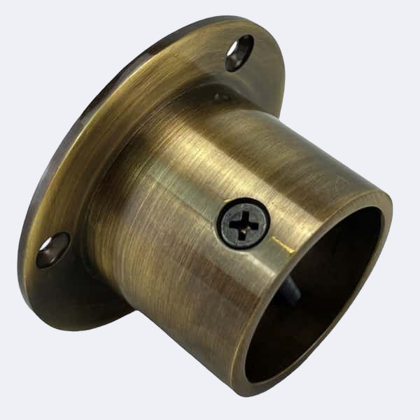 32mm Antique Brass Cup End Rope Fittings