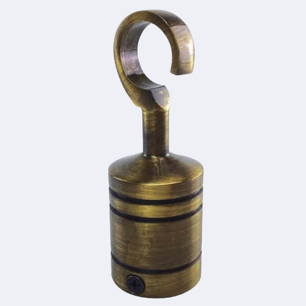 40mm Antique Brass Hook Rope Fittings