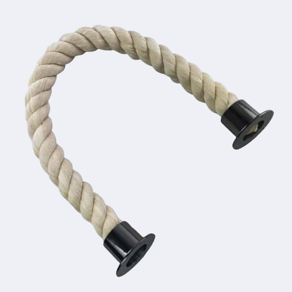 Natural Cotton Barrier Rope With Cup Ends