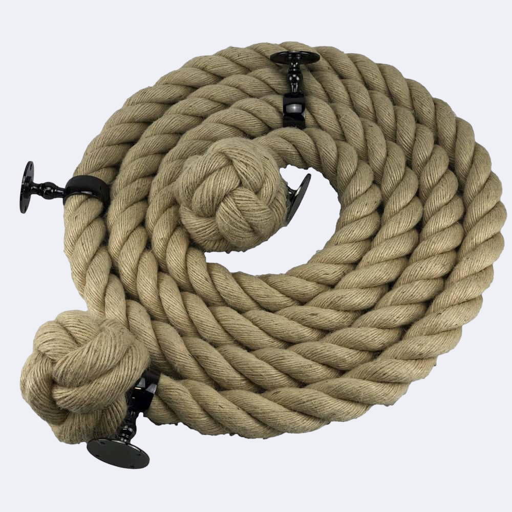Natural Hemp Bannister Rope Configurator