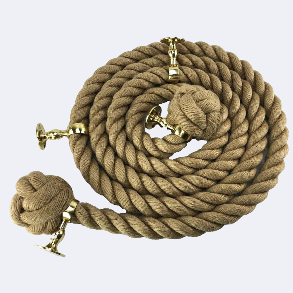 Natural Hemp Bannister Rope Configurator