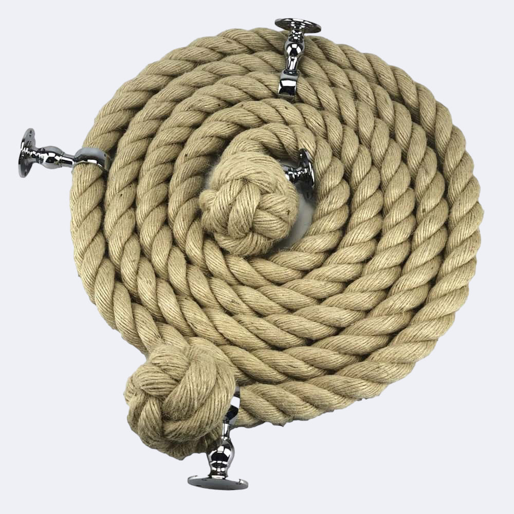 Natural Jute Bannister Rope Configurator