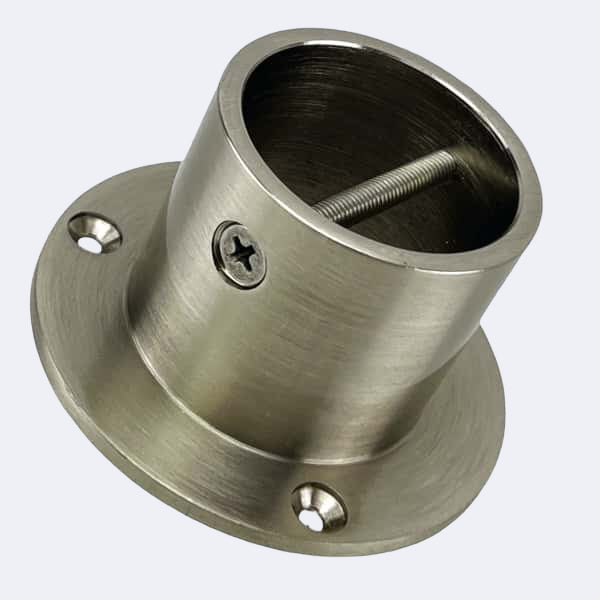 32mm Satin Nickel Cup End Rope Fittings