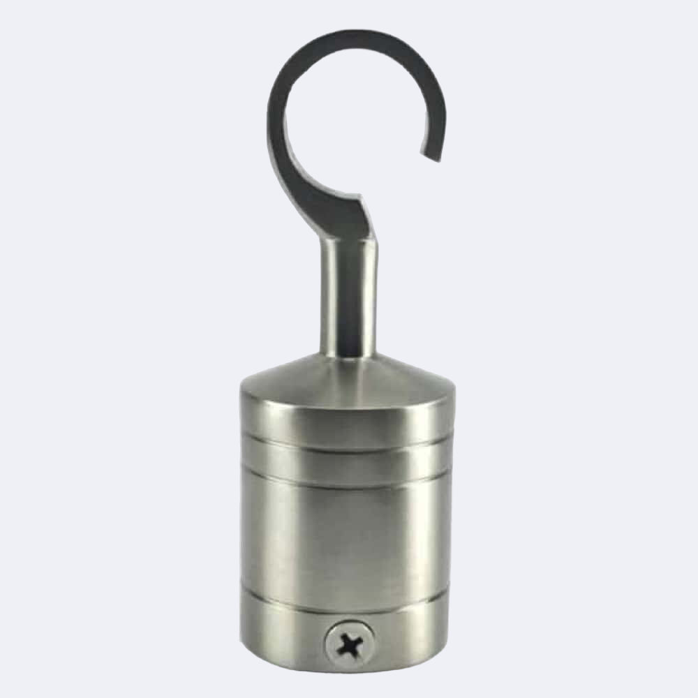 40mm Satin Nickel Hook Rope Fittings