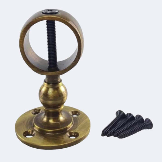 24mm Antique Brass Low Profile Handrail Brackets