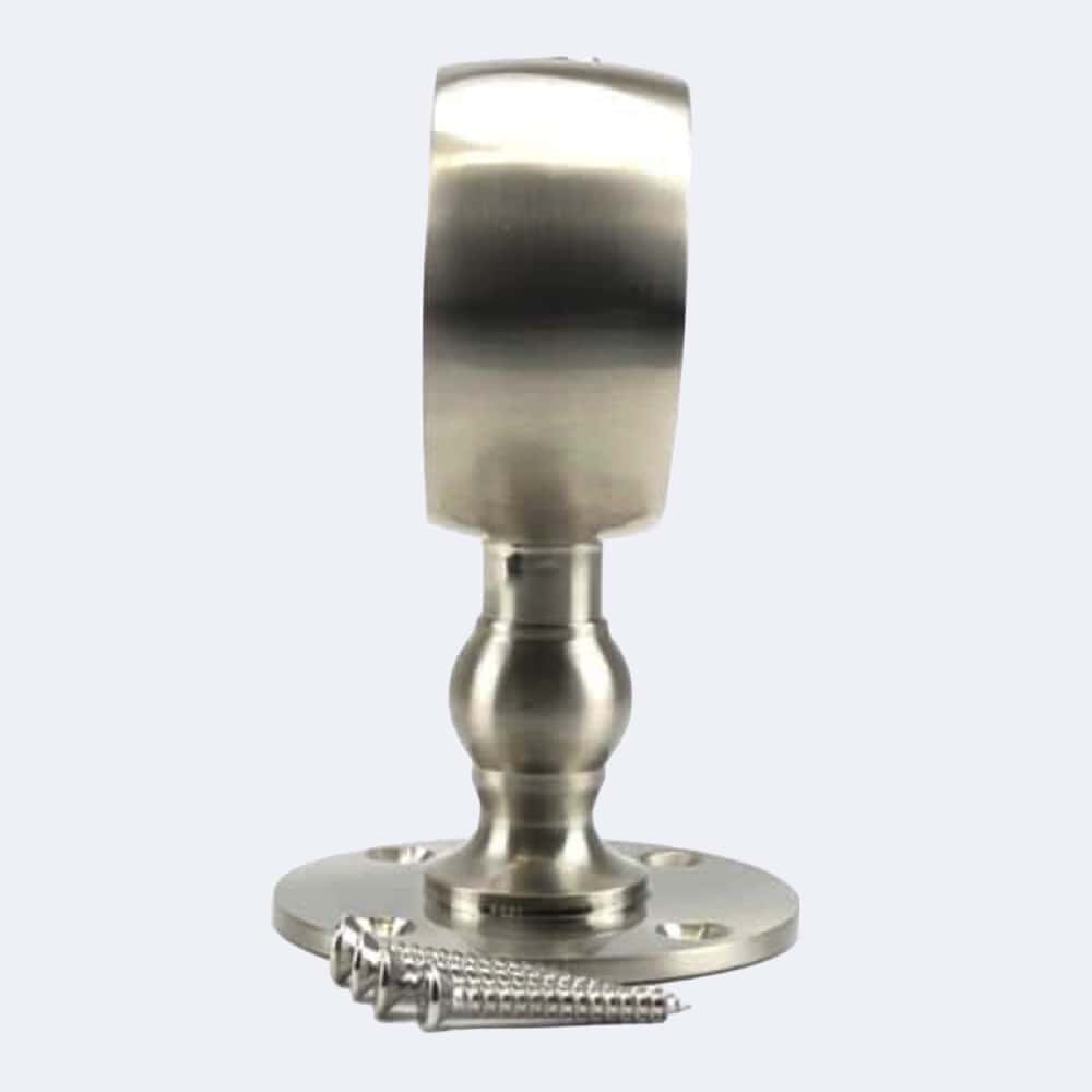 24mm Satin Nickel Low Profile Handrail Brackets