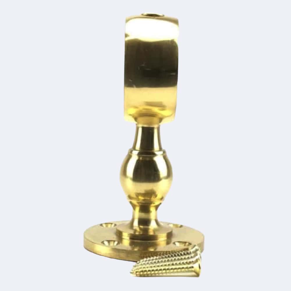 40mm Polished Brass Standard Handrail Brackets