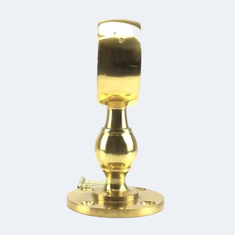 40mm Polished Brass Standard Handrail Brackets