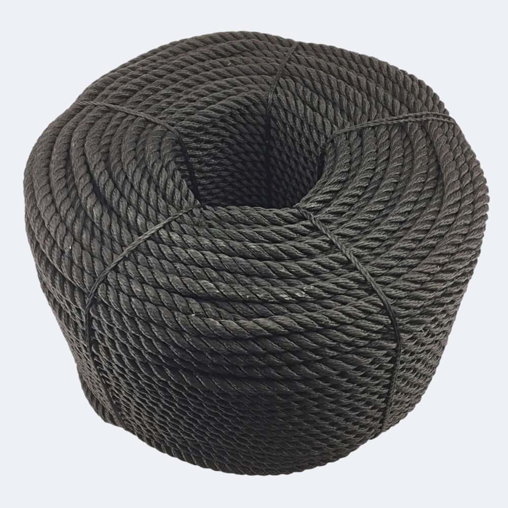Synthetic Black Rope Sold By The Metre