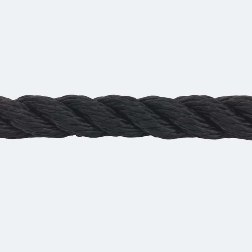 Synthetic Black Rope Sold By The Metre