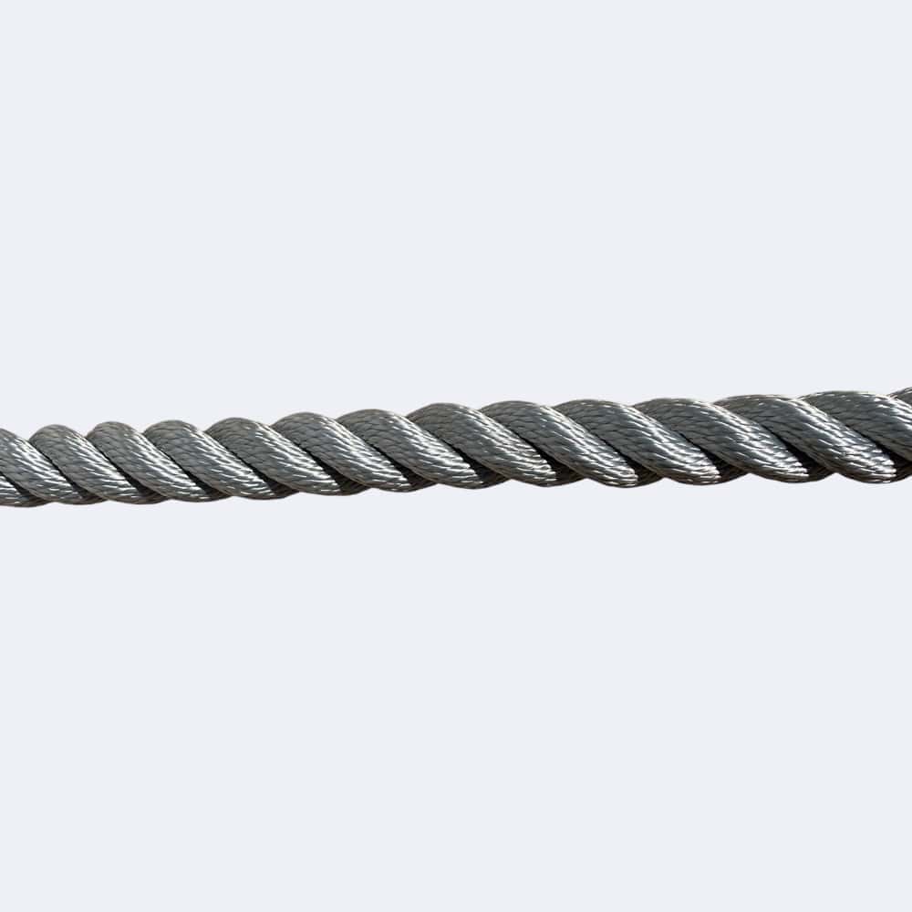 Synthetic Grey Rope Sold By The Metre