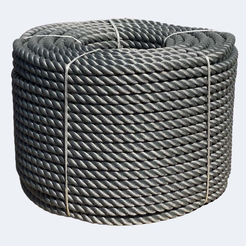 Synthetic Grey Rope Sold By The Metre