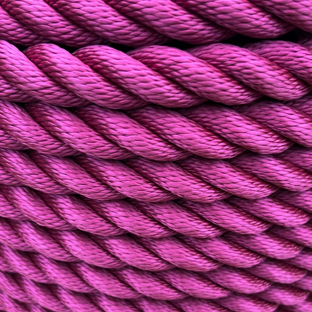 Synthetic Marron Rope Sold By The Metre