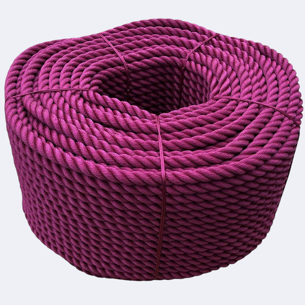 Synthetic Marron Rope Sold By The Metre
