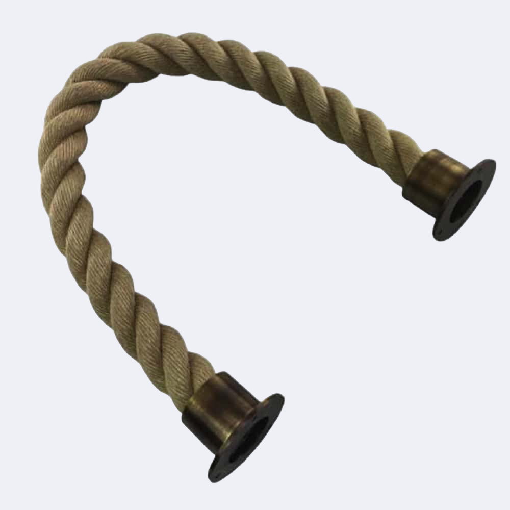 Synthetic Polyhemp Barrier Rope With Cup Ends