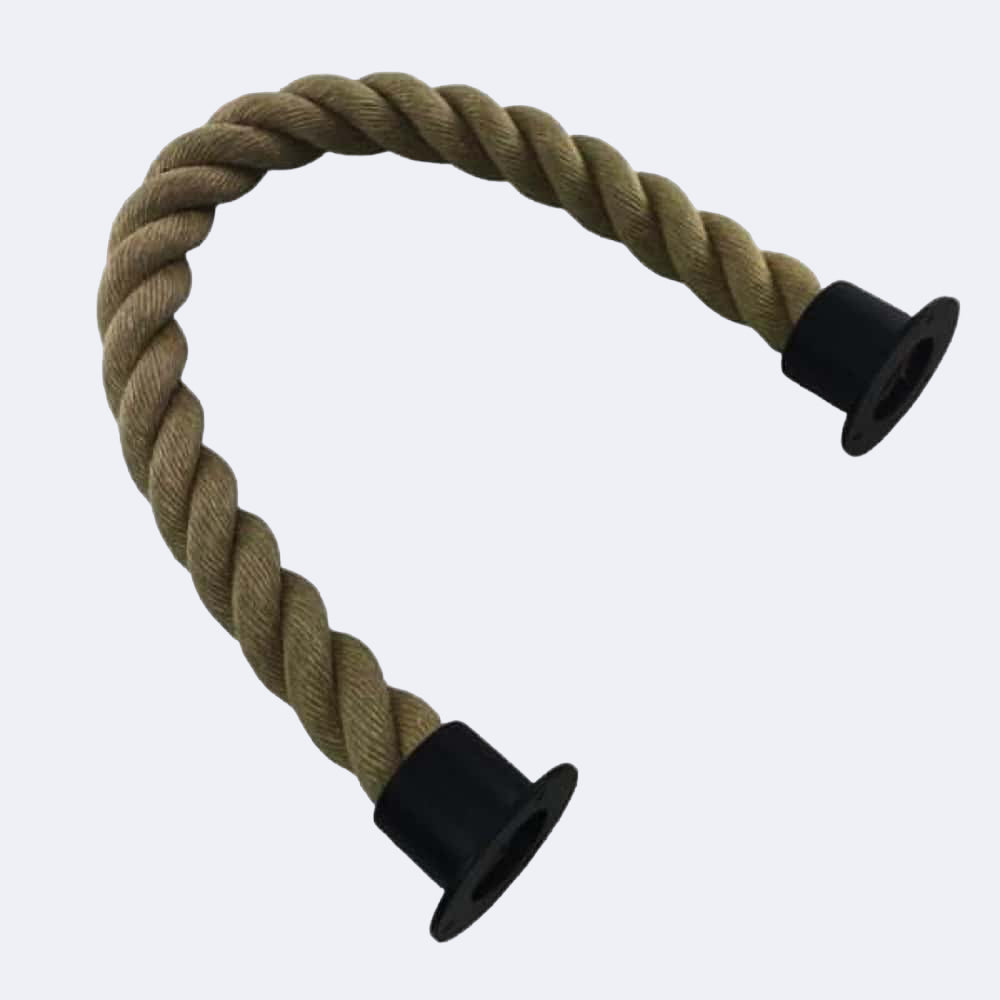 Synthetic Polyhemp Barrier Rope With Cup Ends