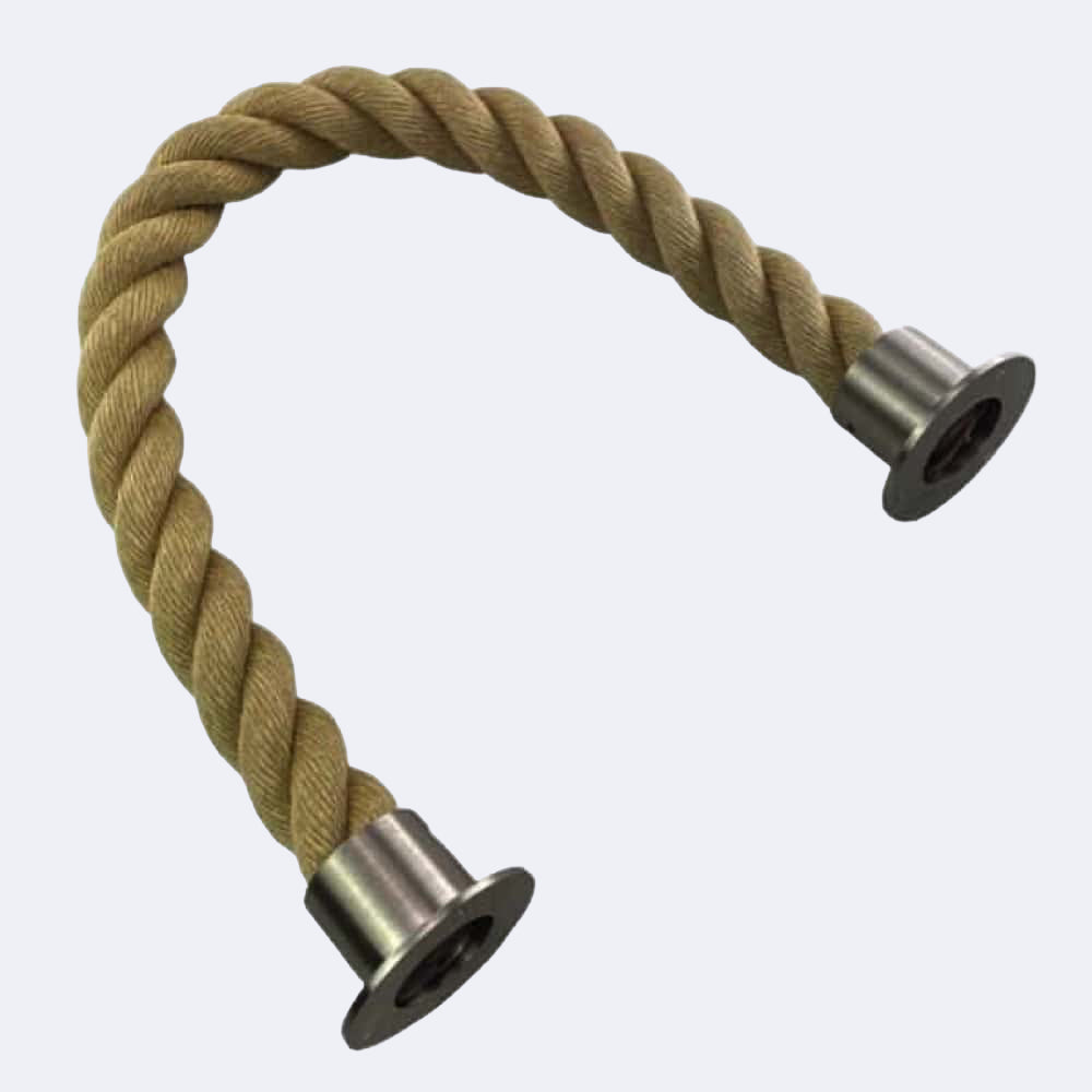 Synthetic Polyhemp Barrier Rope With Cup Ends