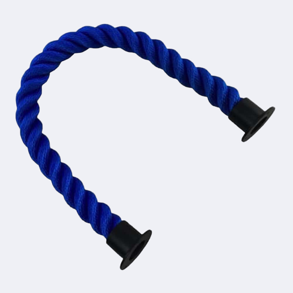 Synthetic Royal Blue Barrier Rope With Cup Ends
