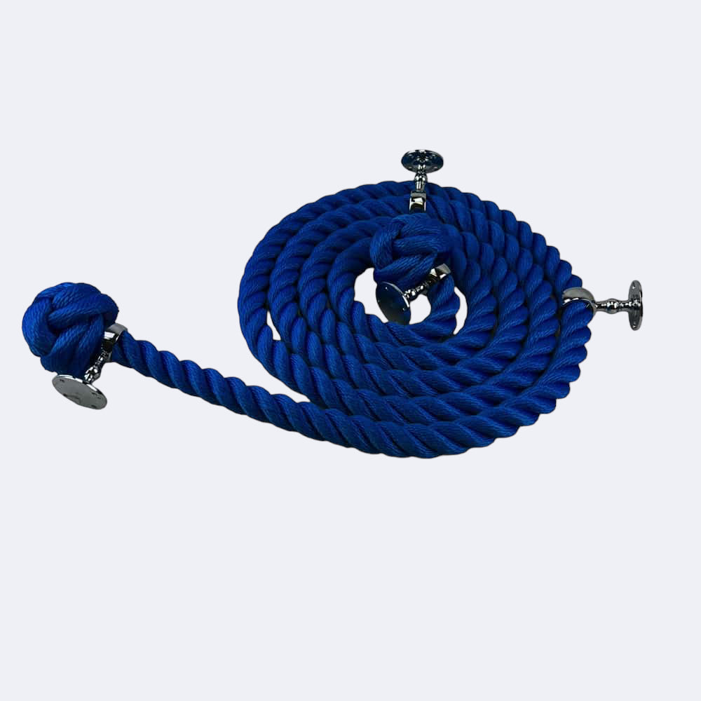 Synthetic Royal Blue Bannister Rope Configurator