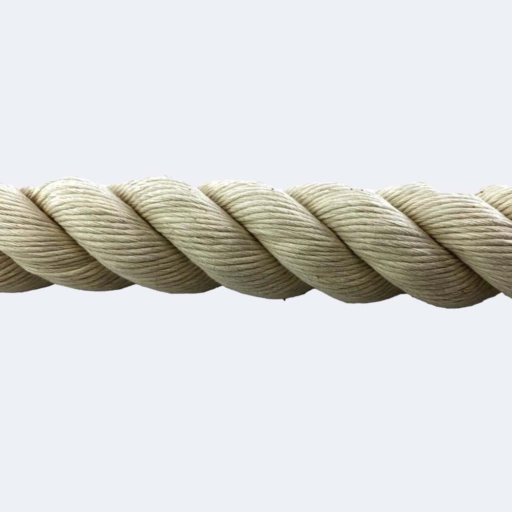 Synthetic White Cotton Rope Sold By The Metre