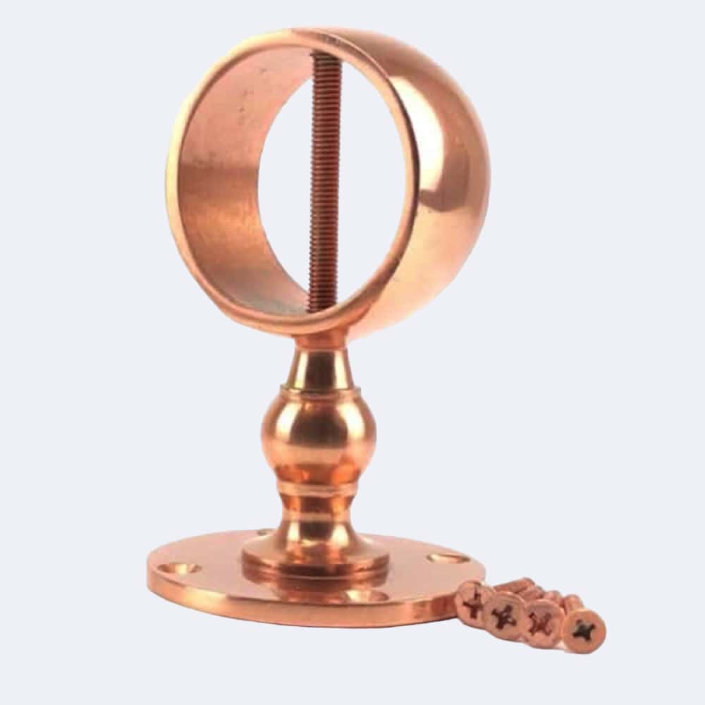 36mm Copper Bronze Low Profile Handrail Brackets