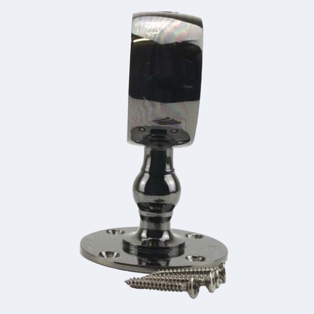 36mm Gun Metal Black Low Profile Handrail Brackets