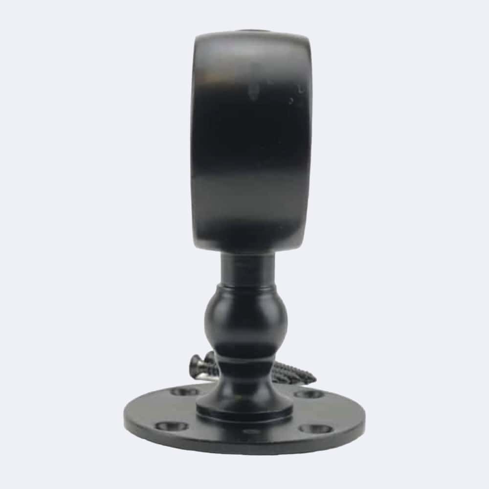 32mm Powder Coated Black Low Profile Handrail Brackets