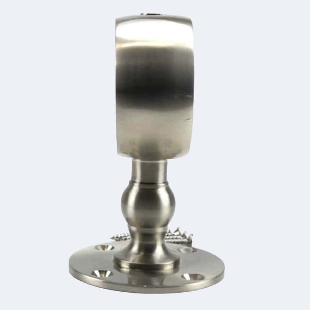 32mm Satin Nickel Low Profile Handrail Brackets