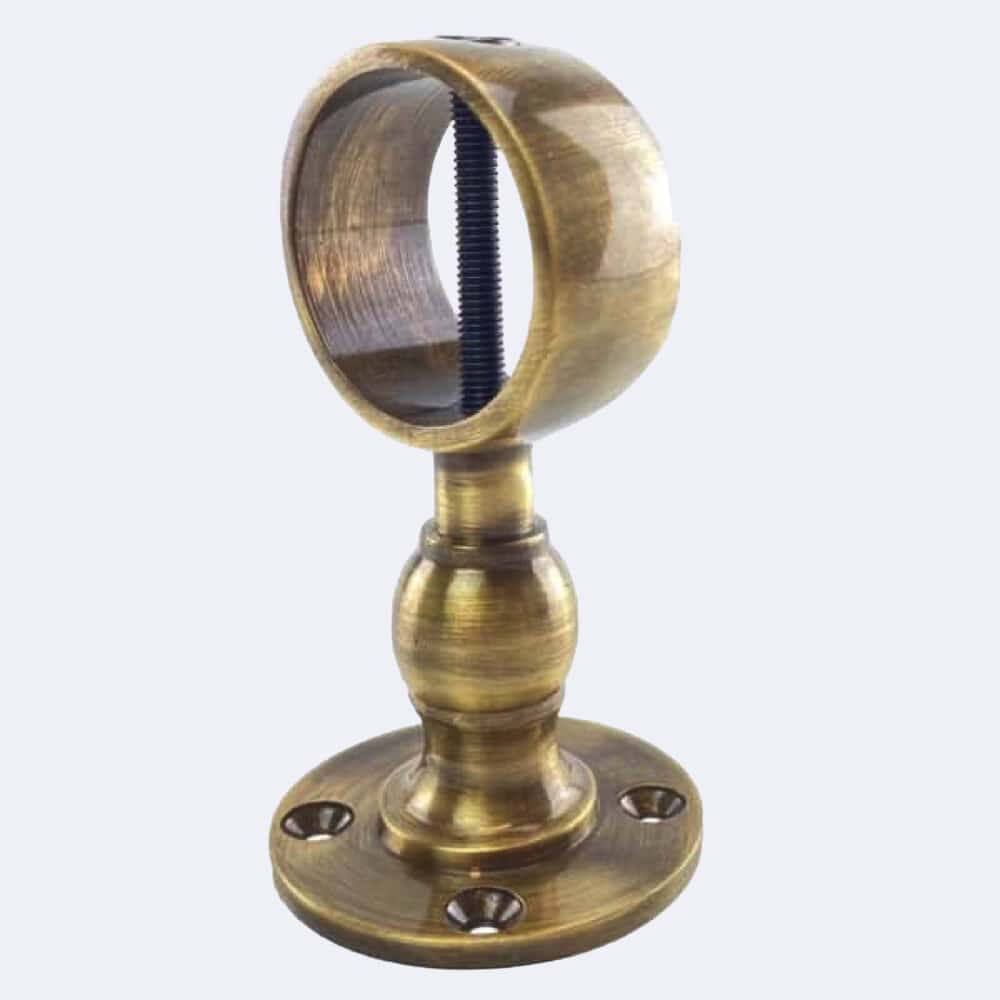 24mm Antique Brass Standard Handrail Brackets