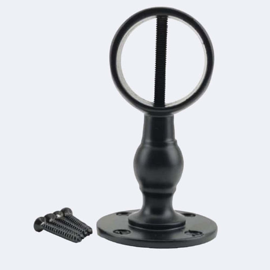 24mm Powder Coated Black Standard Handrail Brackets
