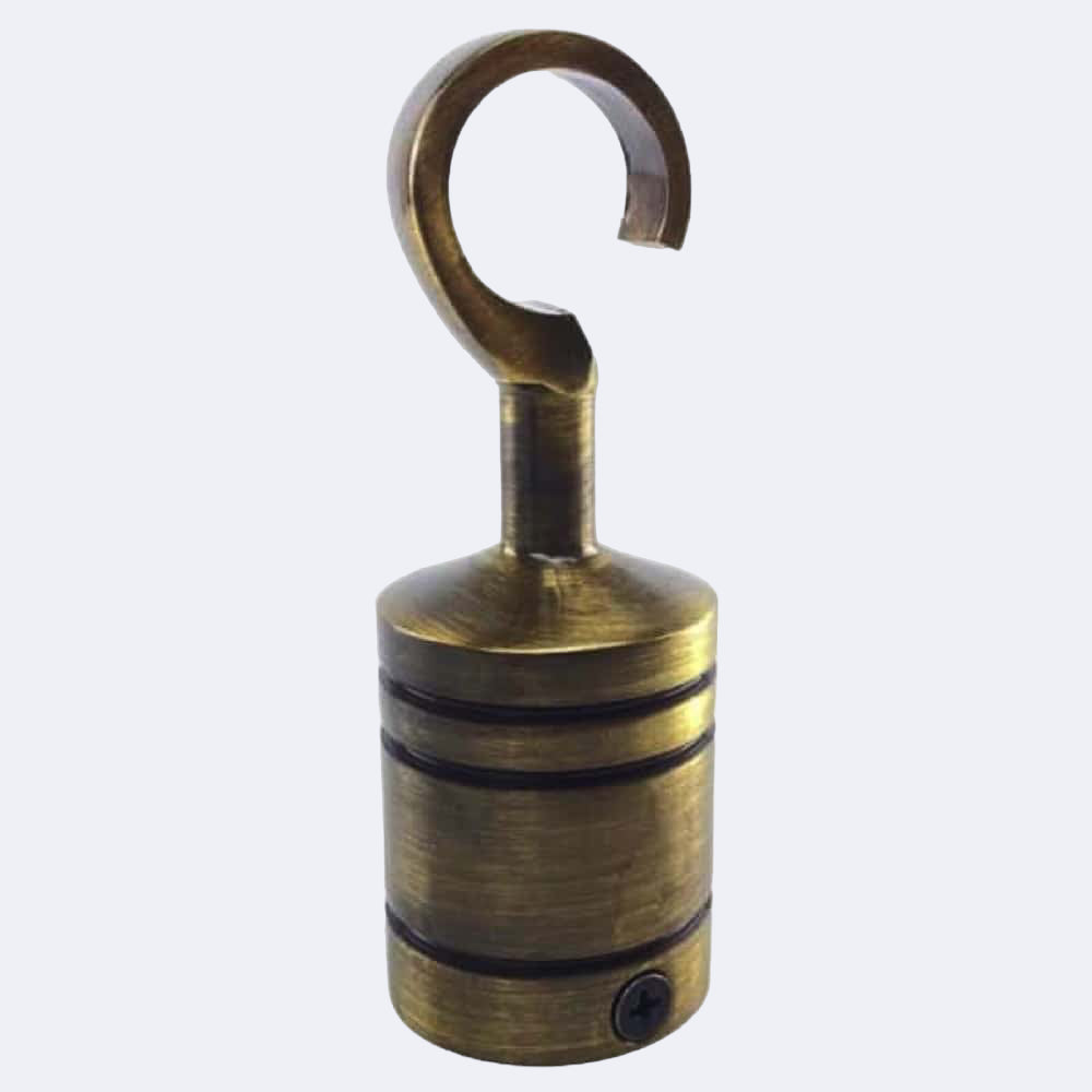 50mm Antique Brass Hook Rope Fittings