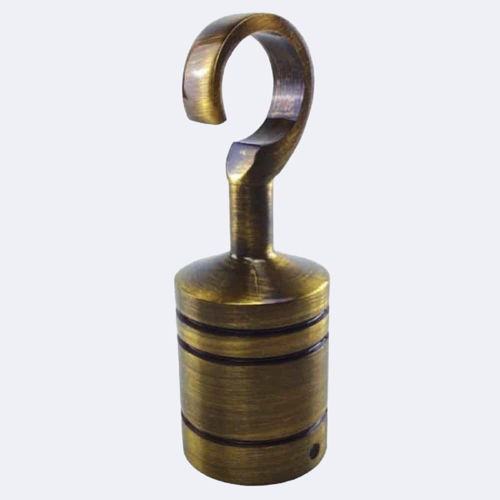 28mm Antique Brass Hook Rope Fittings