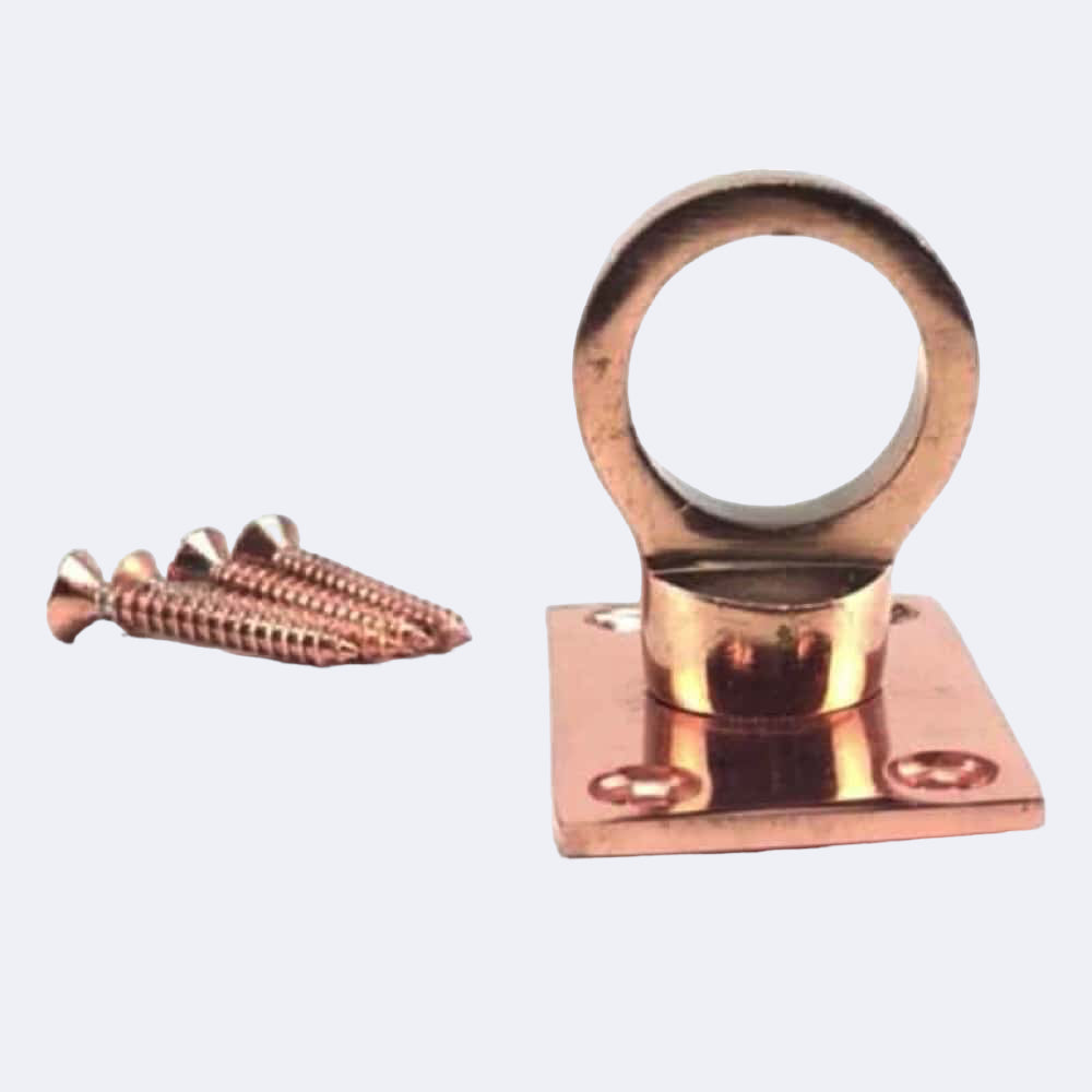 40mm Copper Bronze Eye Plate Rope Fittings