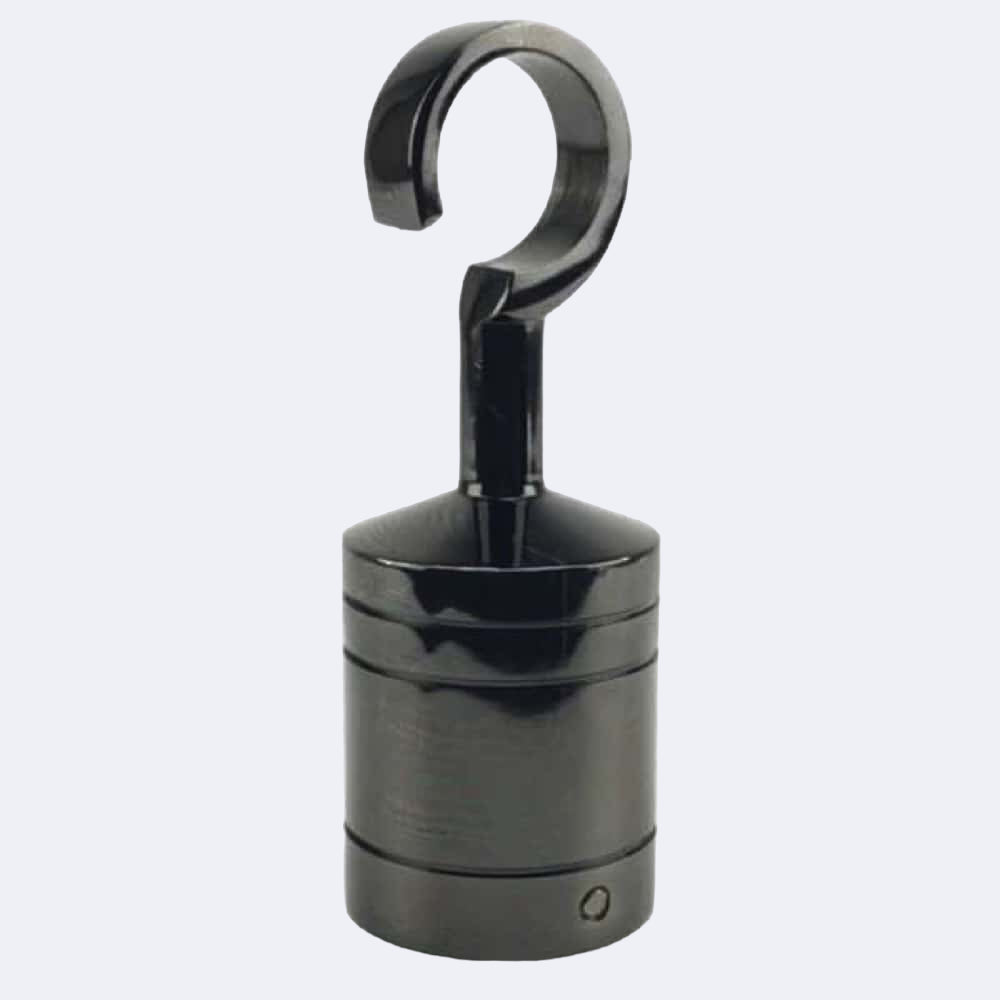 50mm Gun Metal Black Hook Rope Fittings