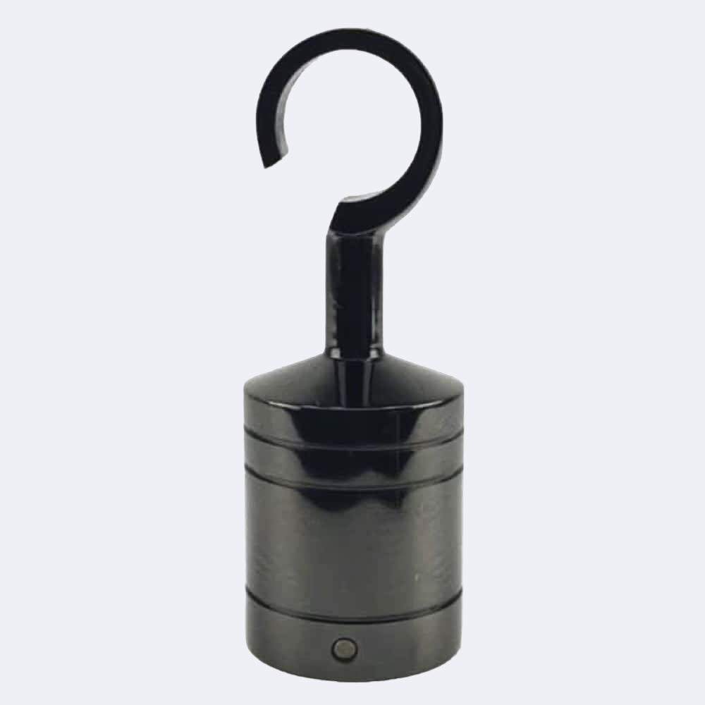 50mm Gun Metal Black Hook Rope Fittings