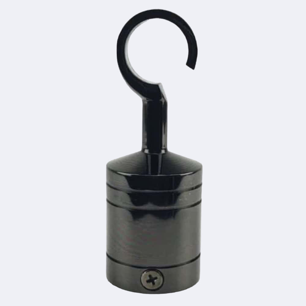 32mm Gun Metal Black Hook Rope Fittings