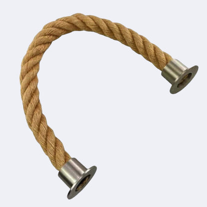 Natural Jute Barrier Rope With Cup Ends