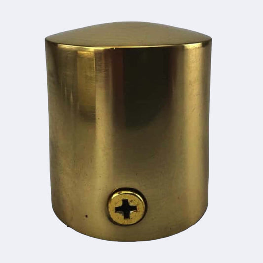 24mm Polished Brass End Cap Rope Fittings