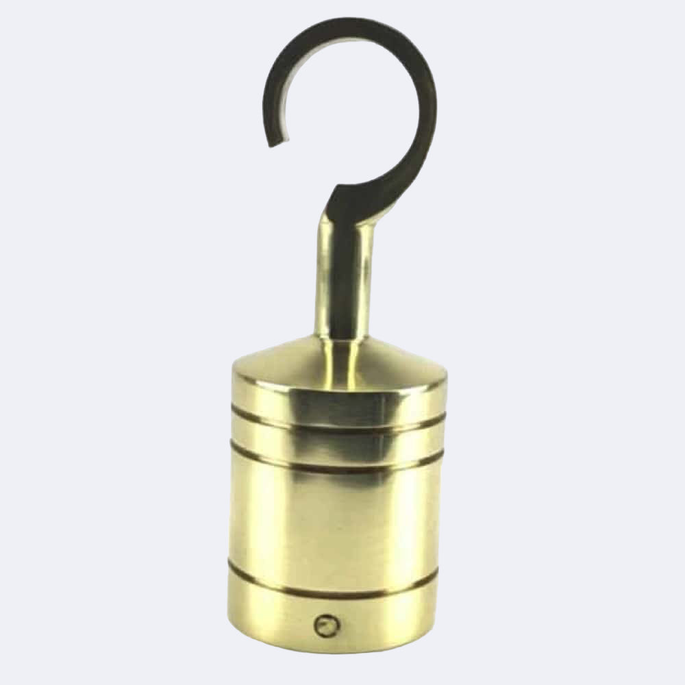 36mm Polished Brass Hook Rope Fittings
