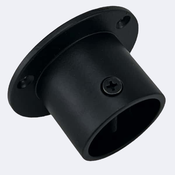 50mm Powder Coated Black Cup End Rope Fittings