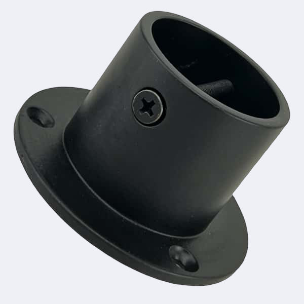 40mm Powder Coated Black Cup End Rope Fittings