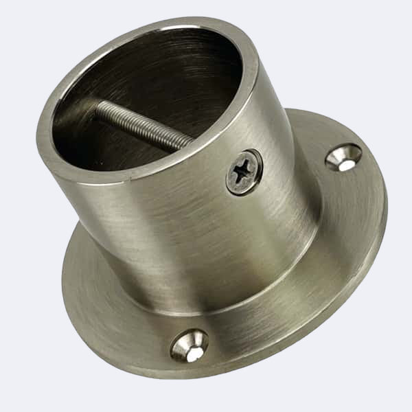 40mm Satin Nickel Cup End Rope Fittings