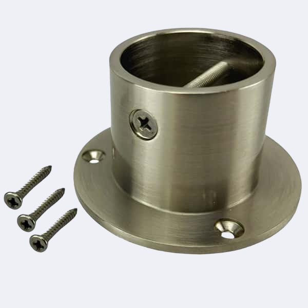 Cup Per Rope 28mm Satin Nickel Cup End Rope Fittings | Stair Ropes UK