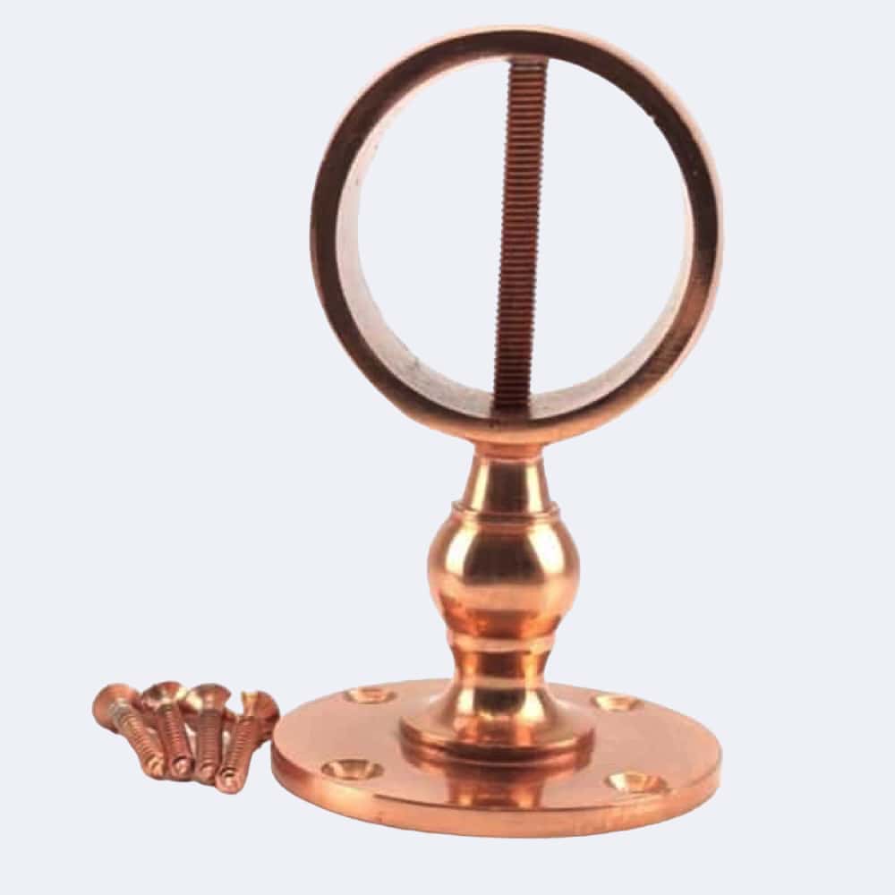 24mm Copper Bronze Low Profile Handrail Brackets