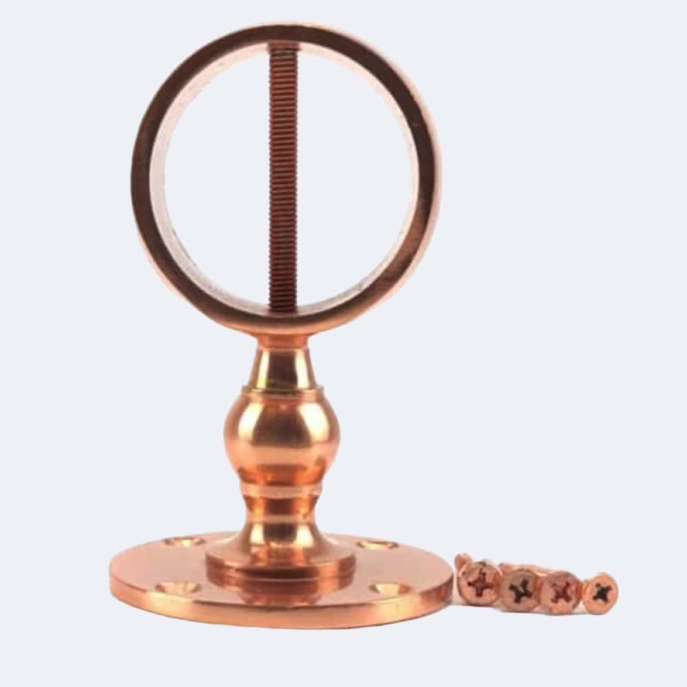 24mm Copper Bronze Low Profile Handrail Brackets | Stair Ropes UK