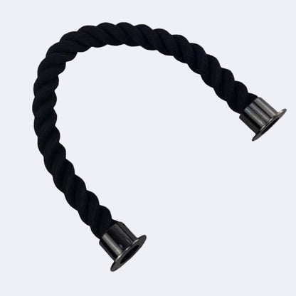 Synthetic Black Barrier Rope With Cup Ends