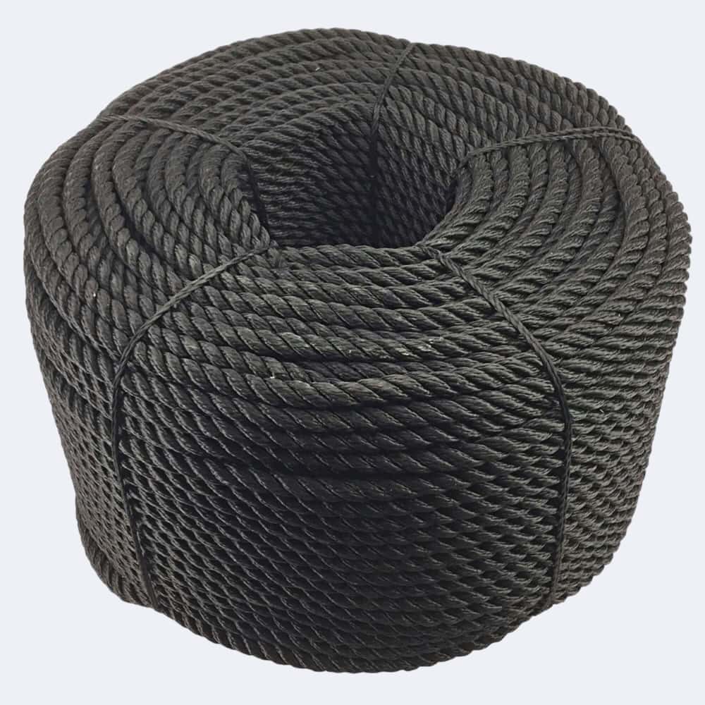 Synthetic Black Rope Sold By The Metre